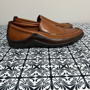 Cole Haan Brown Leather Slip-On Loafer